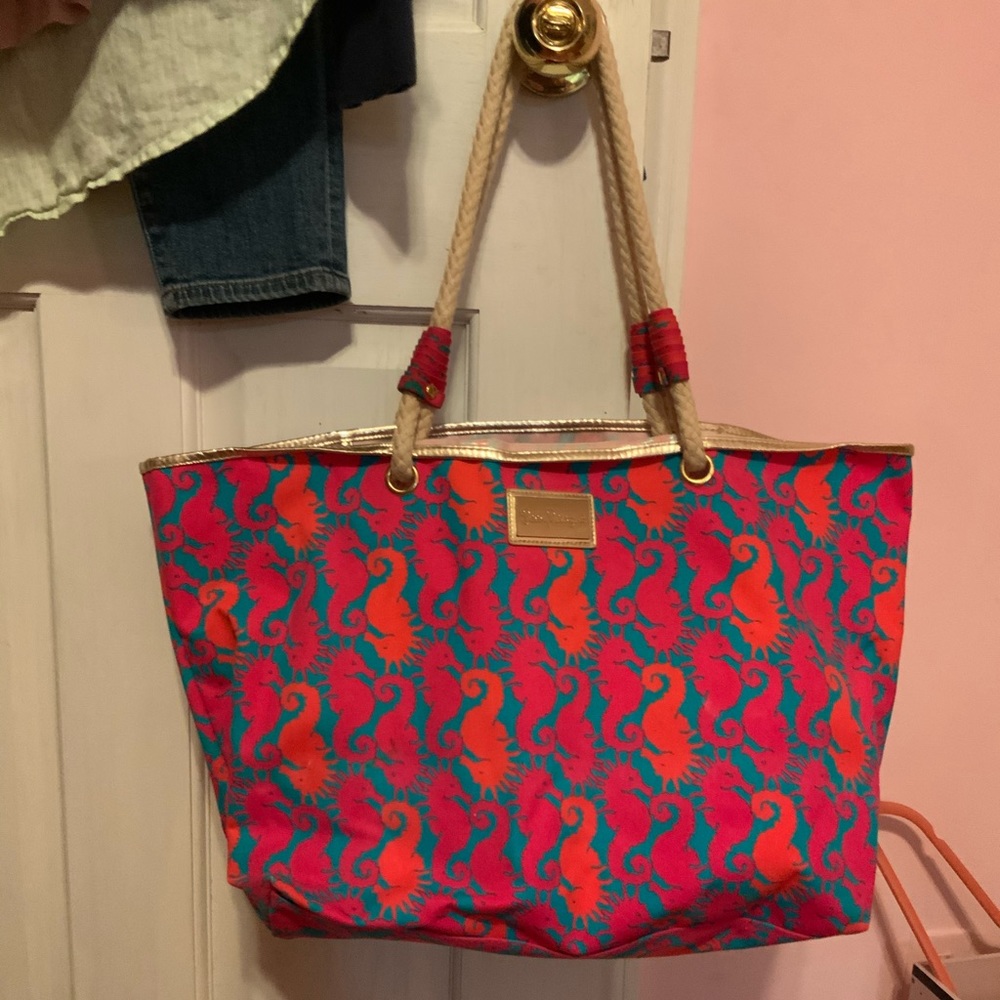 Lilly Pulitzer beach bag